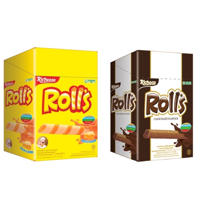 

Richeese Nabati Rolls Keju 20 pcs @8gr ORIGINAL