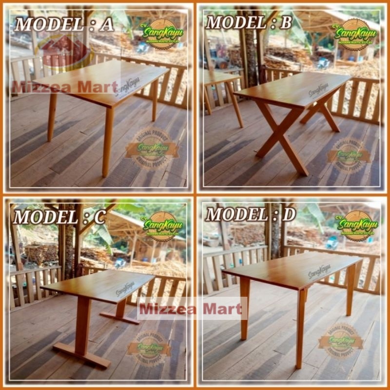 Mizzea Mart Meja kantor kayu Meja minimalis 110 x50 x70 cm, meja kerja wooden table meja komputer me