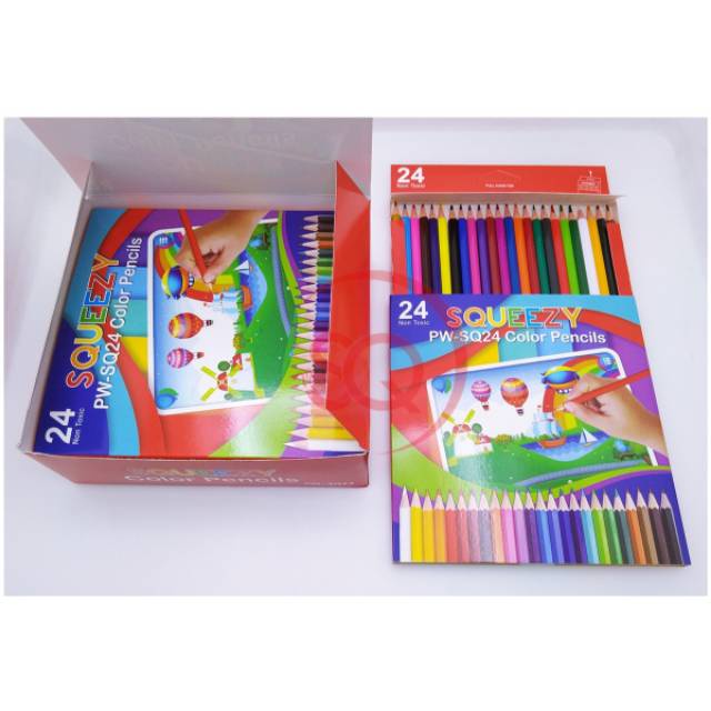 

Pensil 24 Warna Panjang SQUEEZY