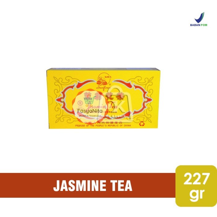 

Jasmine Tea SUNFLOWER / Teh Hijau Melati / The Au Jasmin (227 gr) - FasyAnita Mart Denpasar