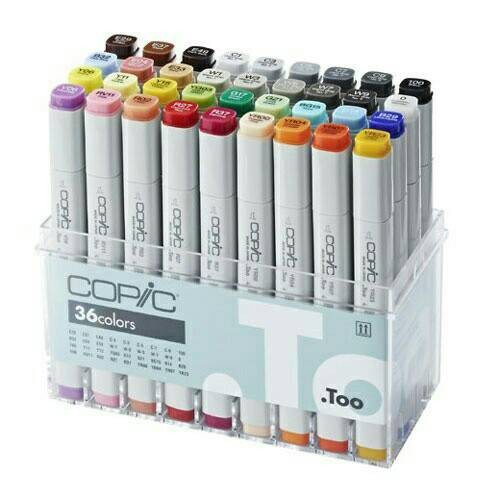 

Almy COPIC Marker Basic colour set 36 pcs