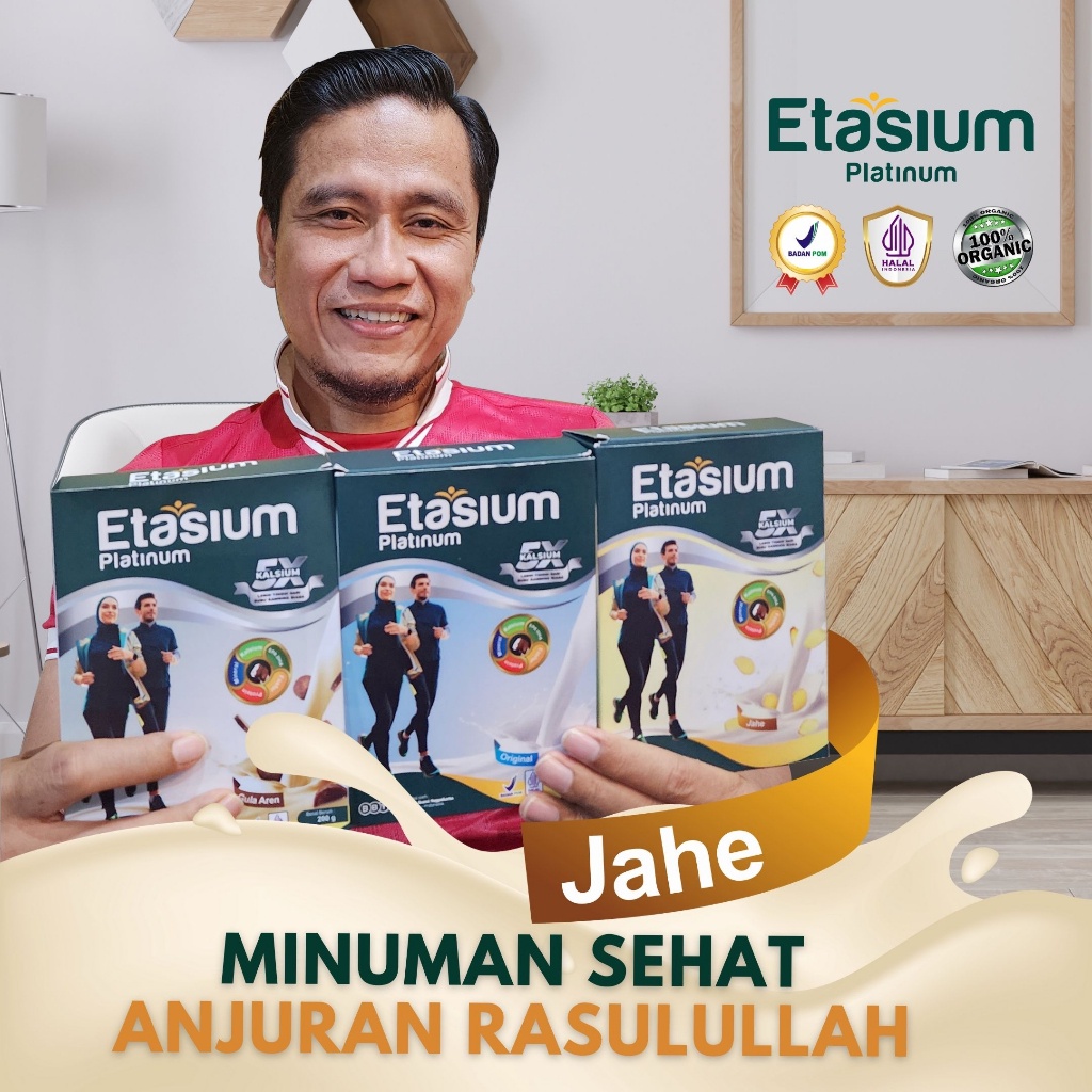 

Susu Kambing Etasium Platinum Jahe Untuk Atasi ASMA, ISPA, Masalah Pernapasan | Minuman Susu Kalsium Tinggi Rasa Enak Tidak Prengus | Susu Bubuk 200g