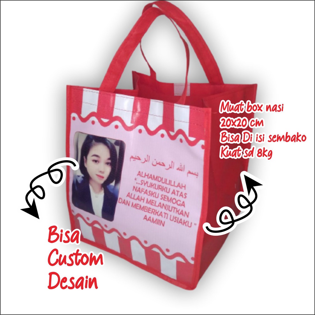 Tas Haul Tas pengajian Tas Aqiqah Tedak Siten Wedding Pernikahan Tahlil Haul Berkat Ulang Tahun Ulta