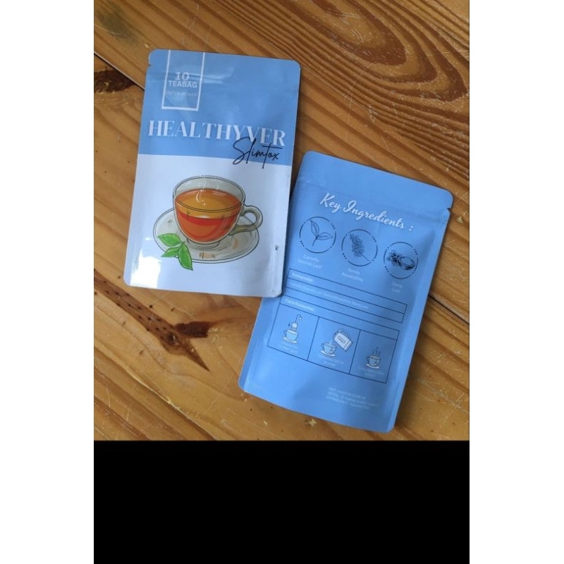 

Slimming tea slim tox/ healthyver slim-tox /teh detox 10 days diet 100% herbal isi 10 sachet dov