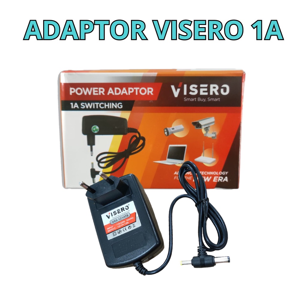 ADAPTOR 1A 12V VISERO TRAFO Adaptor 1 Ampere 12Volt VISERO