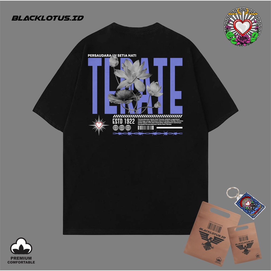 Kaos Terate UNGU Kaos Setia Hati terate Plastisol Katun Premium Asli Kaos Raja Tega Temu Rose