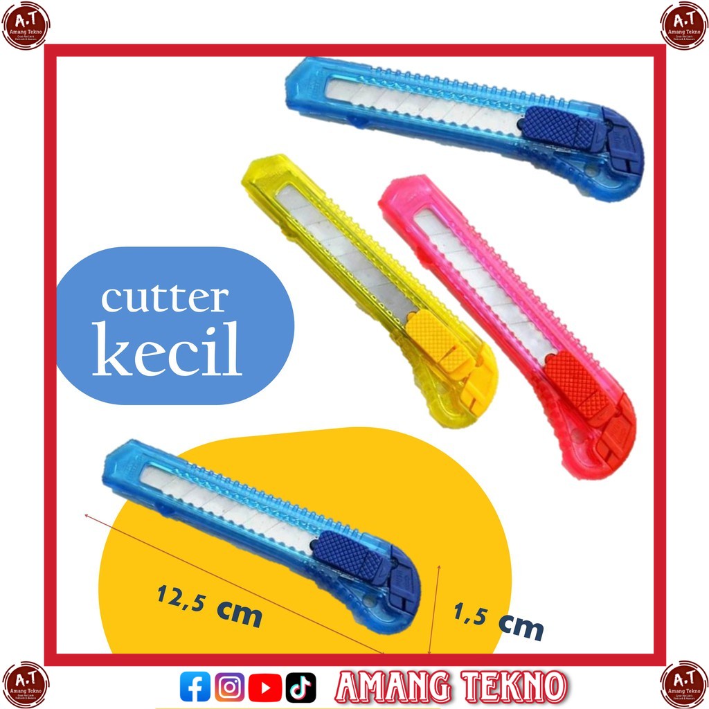 

CUTTER PREMIUM TACO CT 88 / PEMOTONG MURAH / CUTTER WARNA WARNI TERMURAH