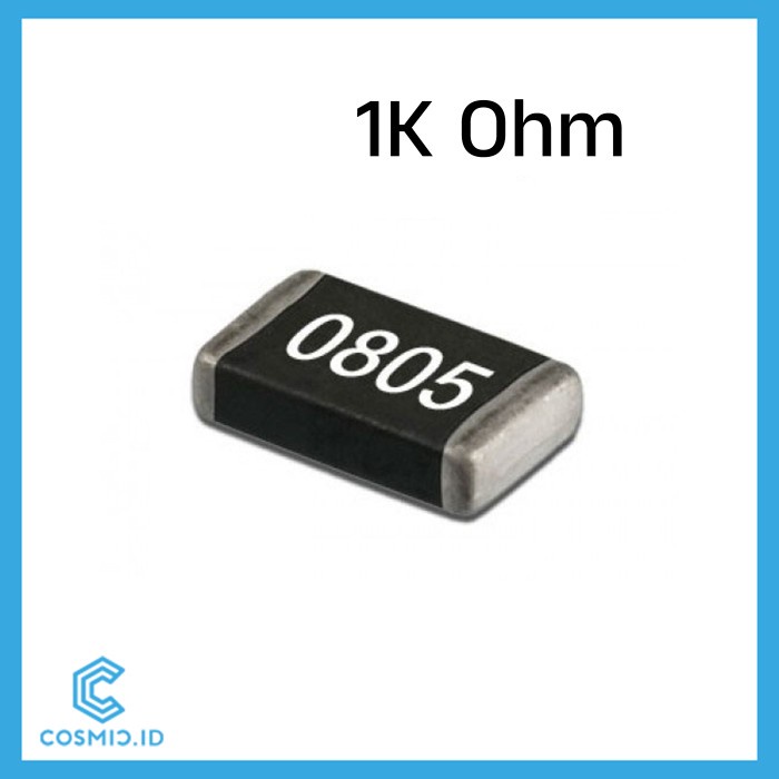 Resistor 1K 0805 SMD 1 K Ohm 1 KiloOhm Kilo Ohm 5% SMD0805