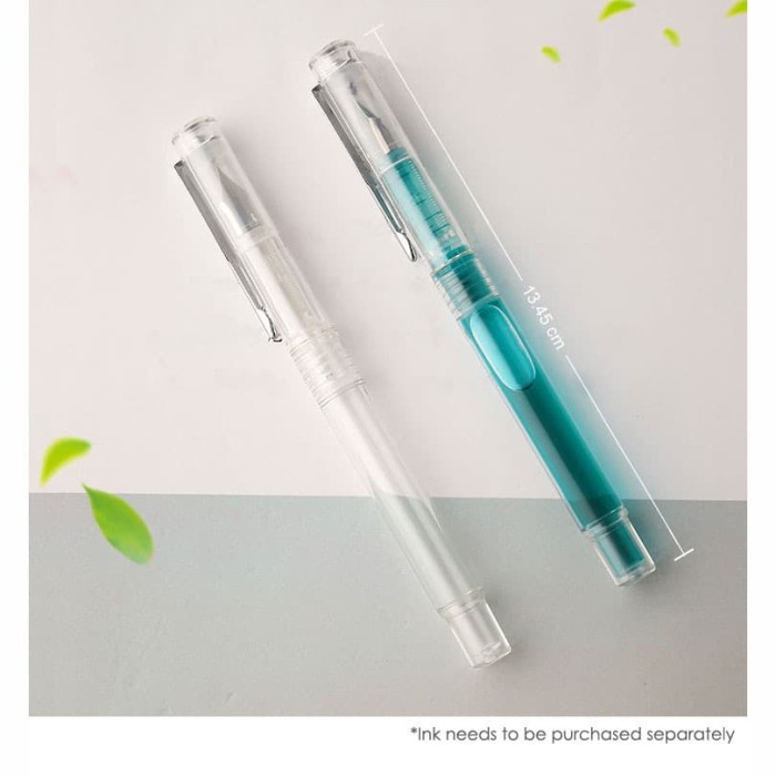 

Best Seller- Fountain pen isi ulang dengan Tabung Transparan Cartridge - Fine