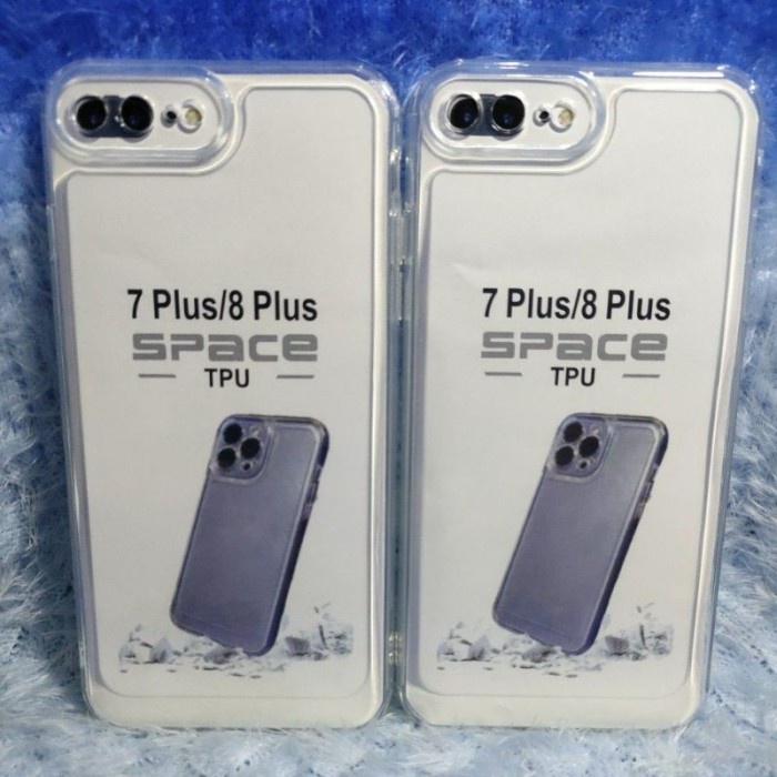 Soft Case Space Bening Iphone 7 Plus /8 Plus  Transparan Silikon Bening Casing Pelindung Hanphone