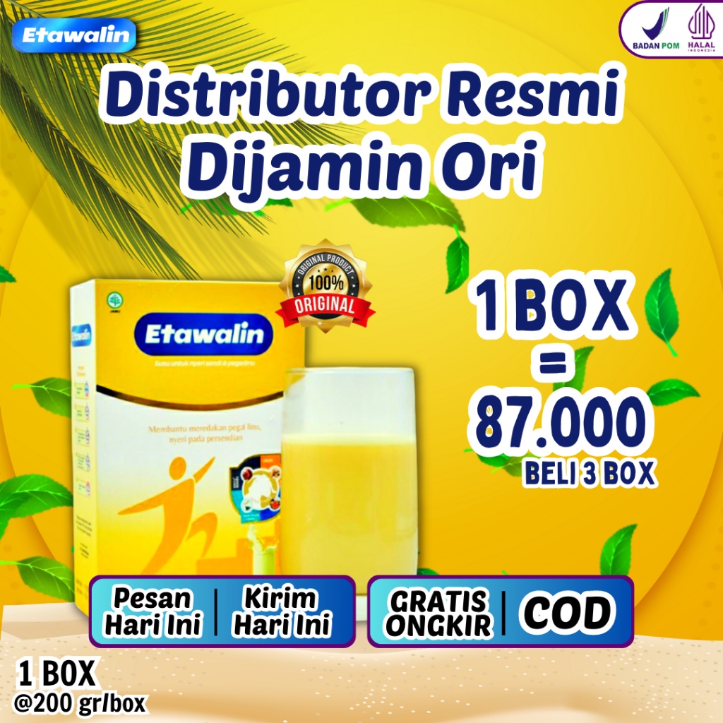 

Etawalin Original –Paket Anti Tulang Keropos- Susu Kambing Etawa Untuk Kesehatan Tulang Sendi Susu Anti Pengapuran Sendi Asam Urat Rematik