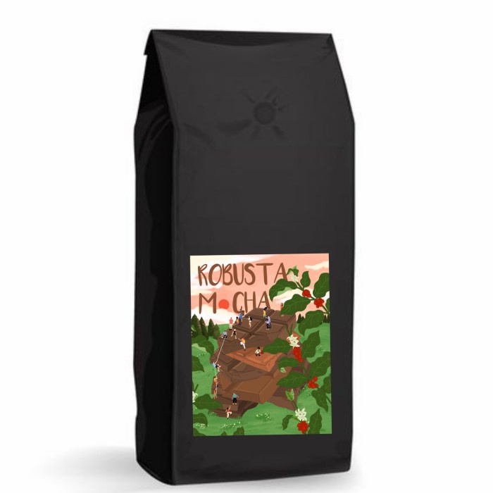 

Robusta Mocha 1kg espresso es kopi susu - biji