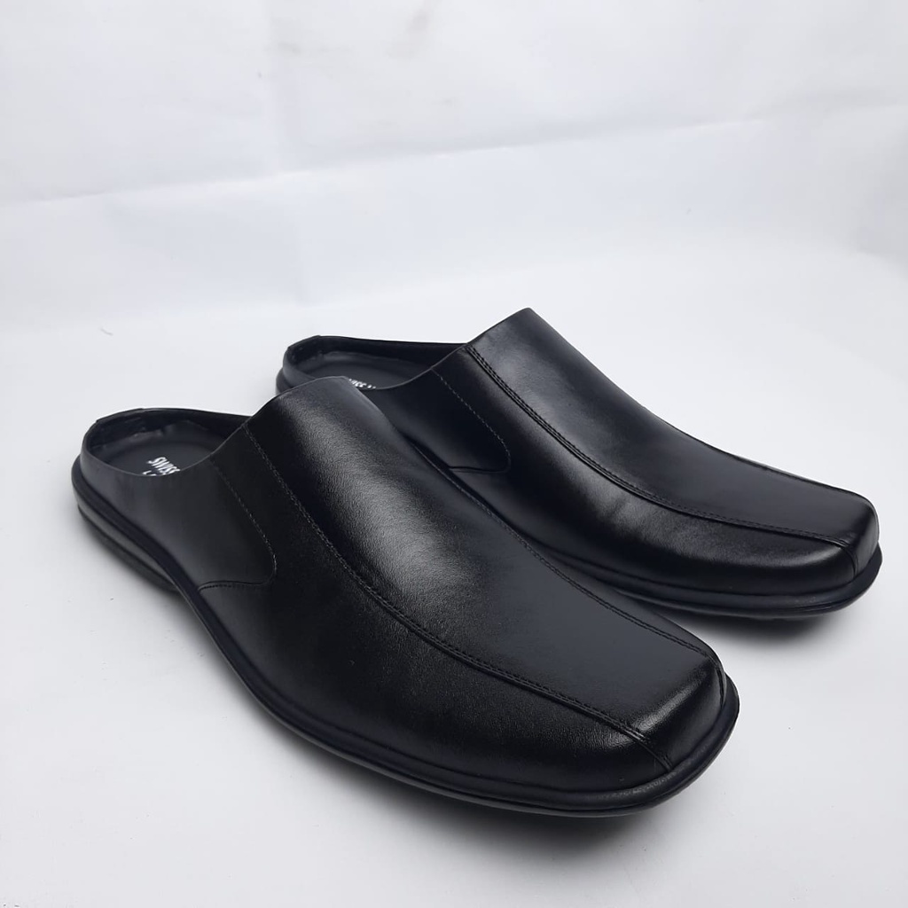 COD Sepatu Sandal Pria Tutong Bustong Kulit Original Garut Hand Made