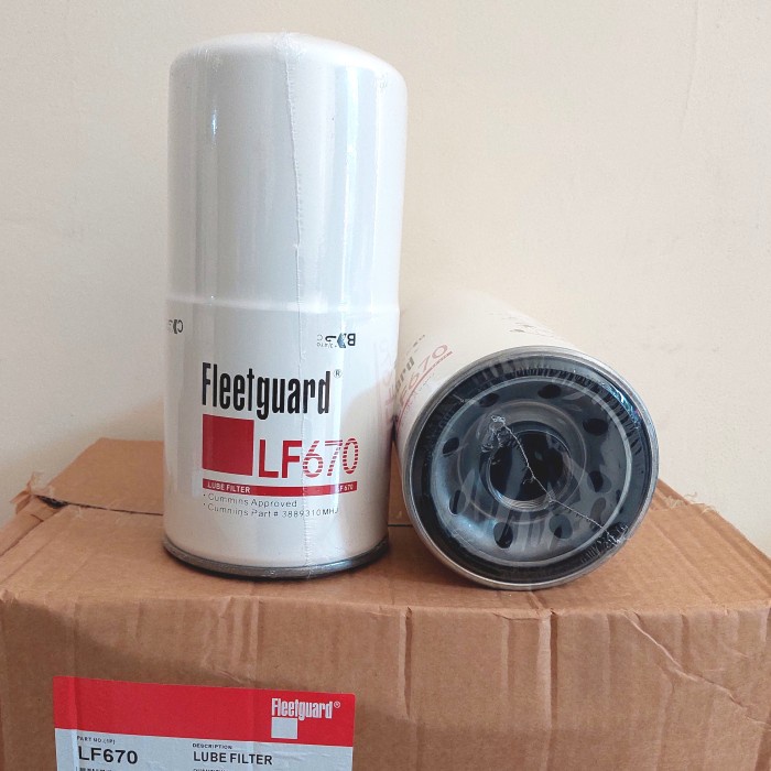 Lube Filter LF670 Oil Filter Fleetguard Lf670 Filter Oli LF 670
