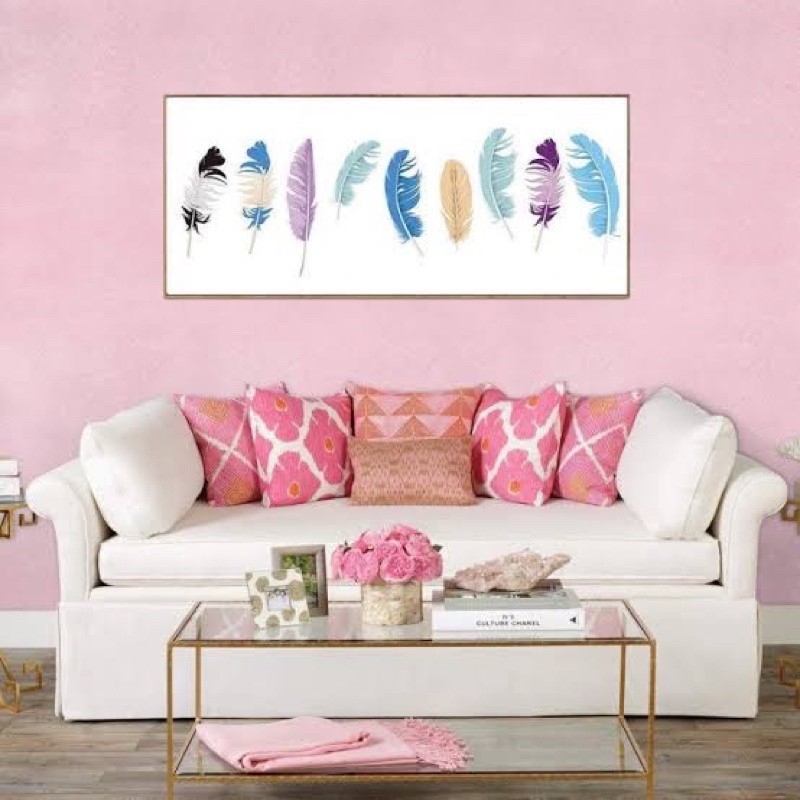 <COD> WALLPAPER DINDING SERAT POLOS PINK Mewah Kekinian 3d Stiker Termurah bagus walpaper aesthetic 