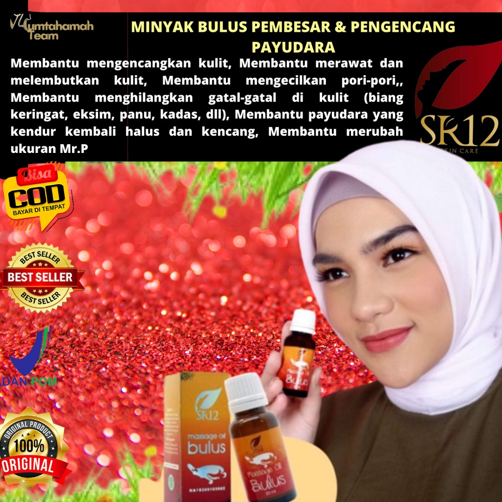 MINYAK BULUS PEMBESAR & PENGENCANG PAYUDARA | Minyak Bulus 100% ORIGINAL Sr12 | MINYAK BULUS TERLARI