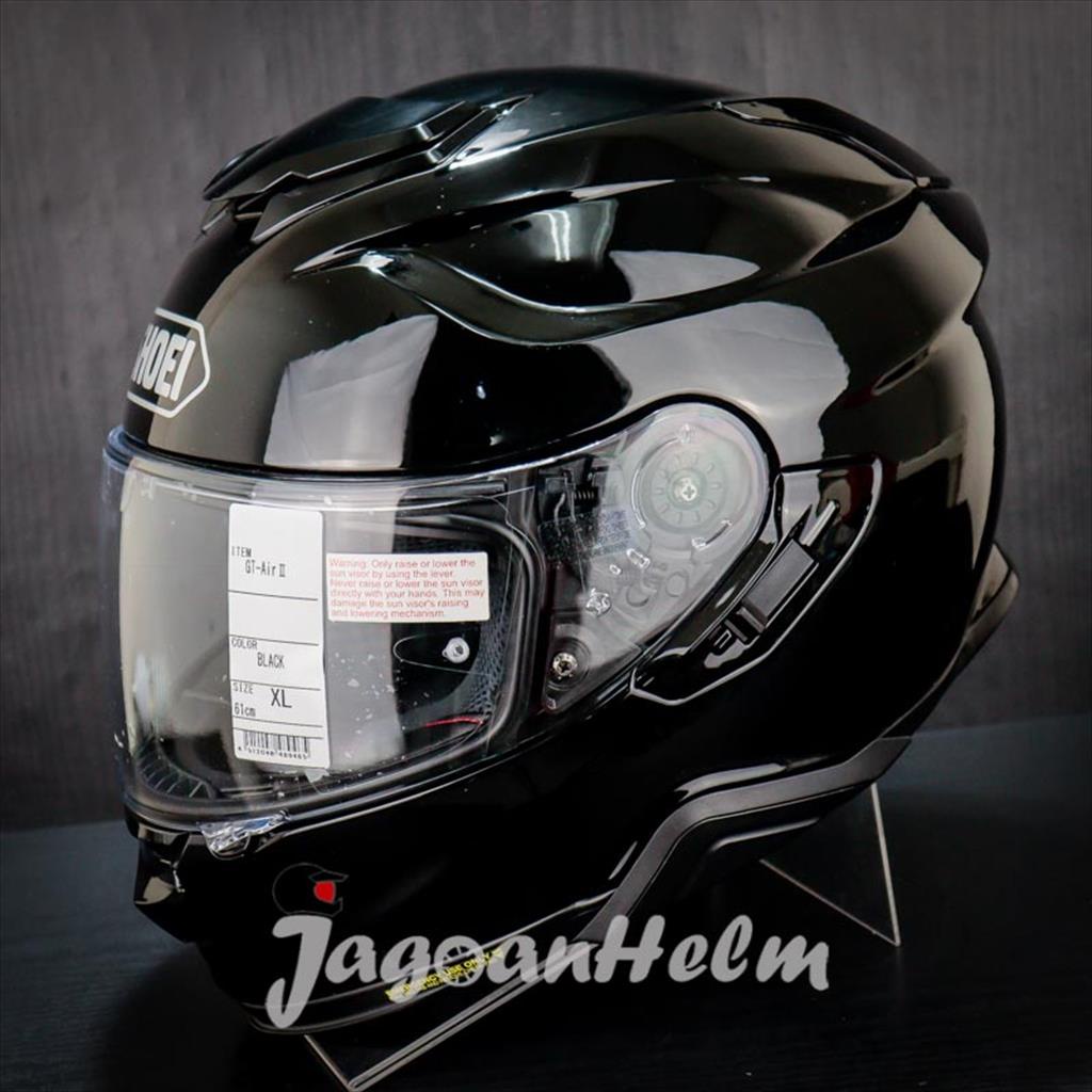 SHOEI GT AIR 2 SOLID | BLACK | DOUBLE VISOR GTAIR2 |HELM FULL FACE SNI