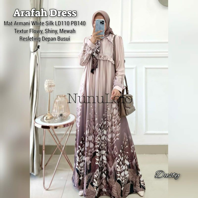 Kiyoko dress/ Arafah dress gamis armany diorsilk premium label