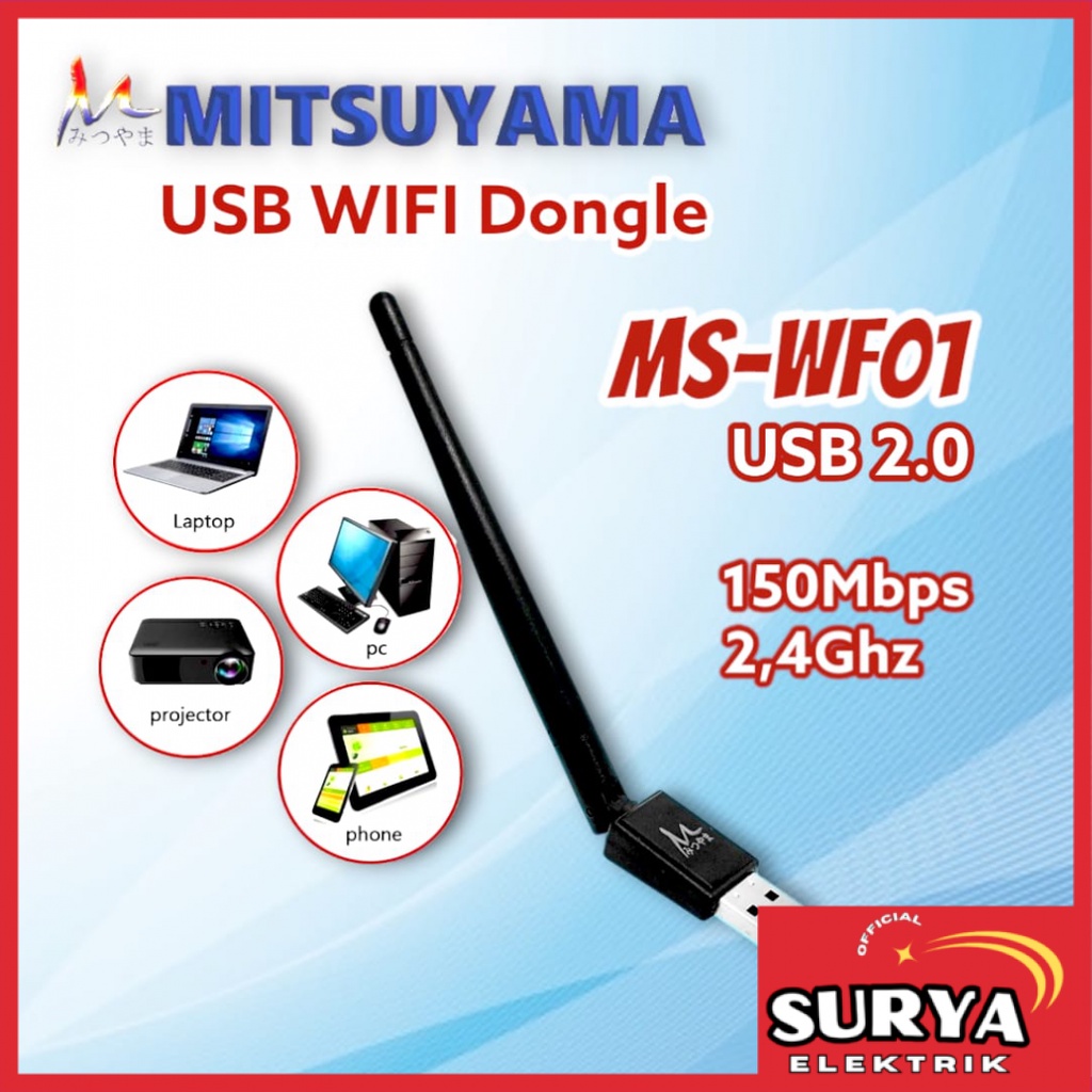 Dongle Wifi Set Top Box MITSUYAMA / TANAKA / MYVO Chipset MT 7601 Original