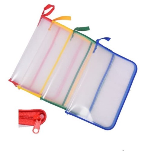 

Map Zipper Bag Resleting Folio