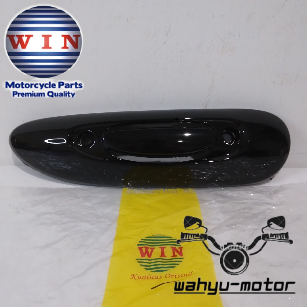 Wm - Tutup Knalpot Scoopy 110 FI 2013 2014 2015 2016 | muffler cover WIN | penutup kenalpot motor in