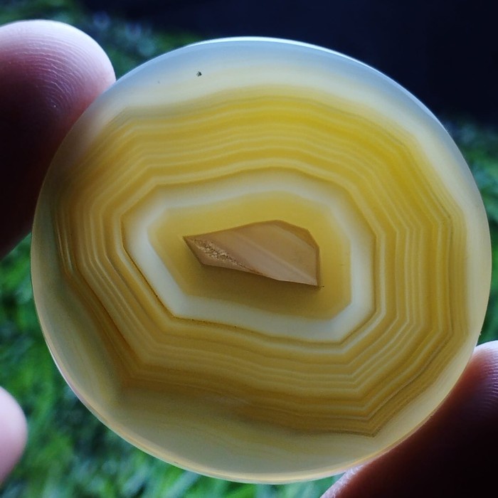 Natural Batu Akik Motif Gambar Yaman Ginggang Kurung Rangkap UnikAntik