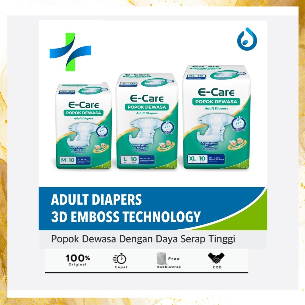 Elvasense Popok Dewasa E-Care (M,L,XL)