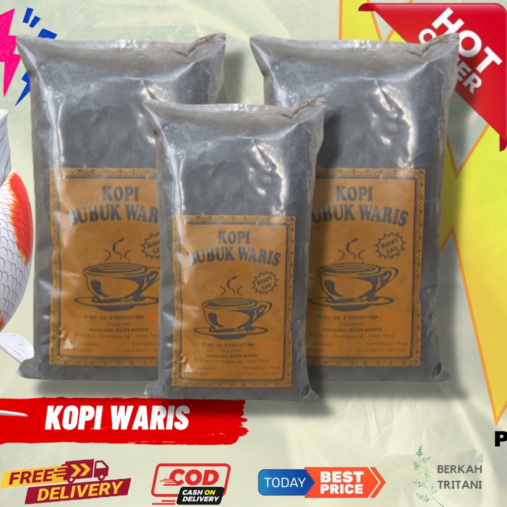 

Kopi Bubuk Ijo Waris Tulungagung 100 gram