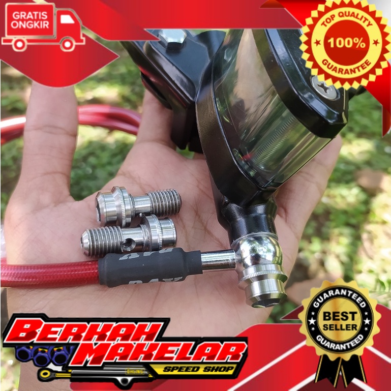 BAUT L STAINLESS SELANG REM MASTER KALIPER UNIVERSAL