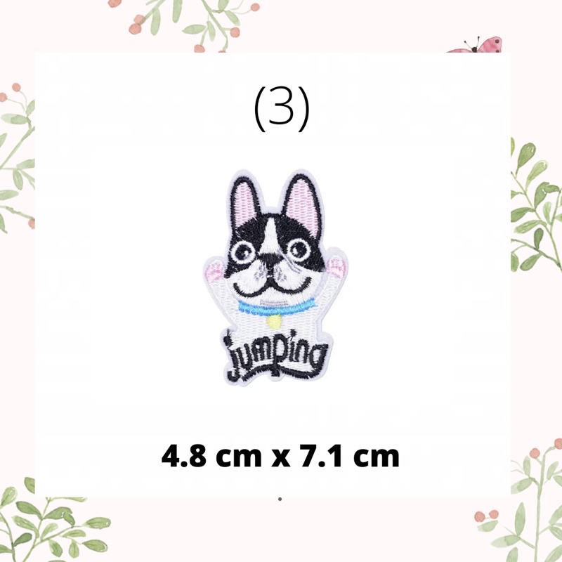 Bordir Bordir BORDIR PATCH KARTUN SERIES 2 IRON ON/ PATCH BORDIR LUCU / BORDIR PATCH MURAH / IRON PA