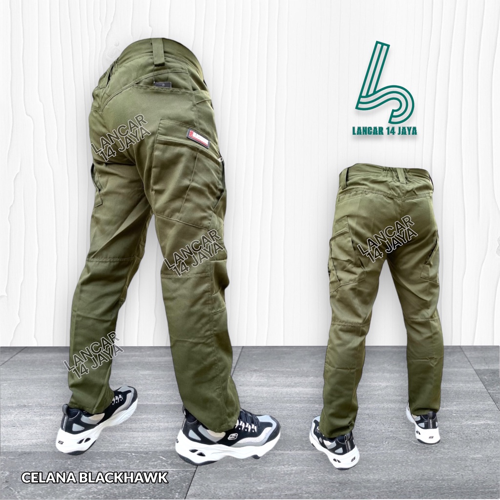 Celana Blackhawk Outdoor bahan Drill Katun tebal celana tactical celana outdoor celana lapangan