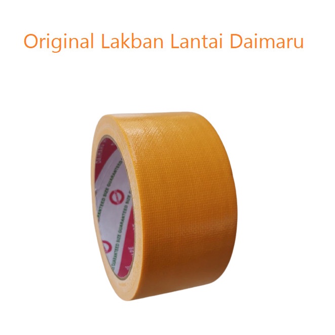

Lakban Lantai Floor Marking Tape Kain Warna Kuning Daimaru 2in 2inch MJ27