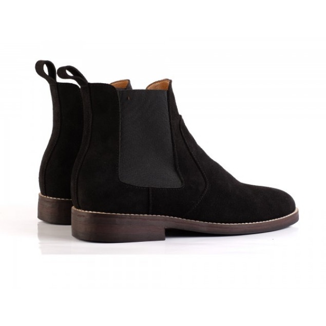 best -Sepatu Boots Pria Chelsea Boots Hitam - Brygancraftmanship - 40