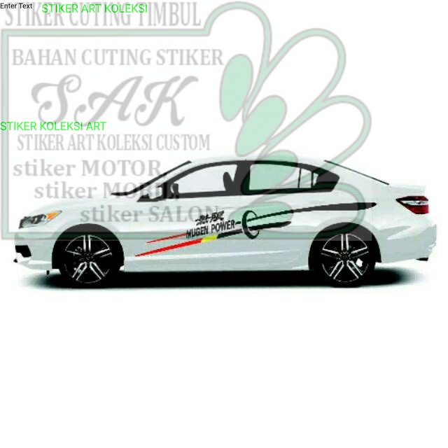 promo Stiker Mobil Sedan Chevrolet Civic Soluna Grand livina stiker cutting mobil sedan civic dll se