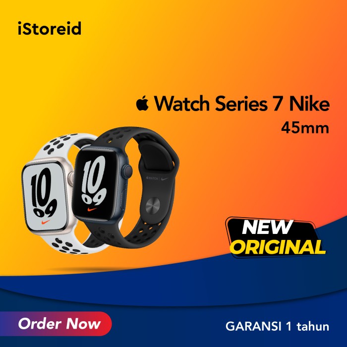 Watch Series 7 Nike 45mm Midnight Starlight - Starlight