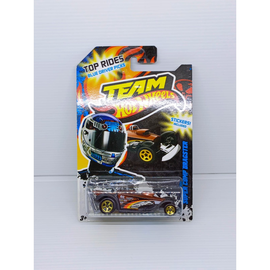 Team Hot Wheels Blue Super Comp Dragster