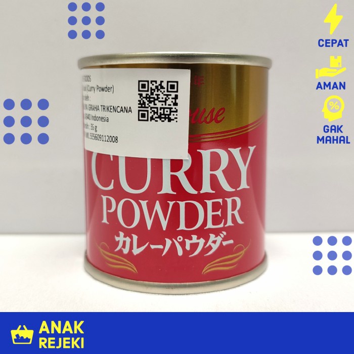 Curry Powder House 35gr - Kari Bubuk Bumbu Jepang Kaleng Rasa Kari