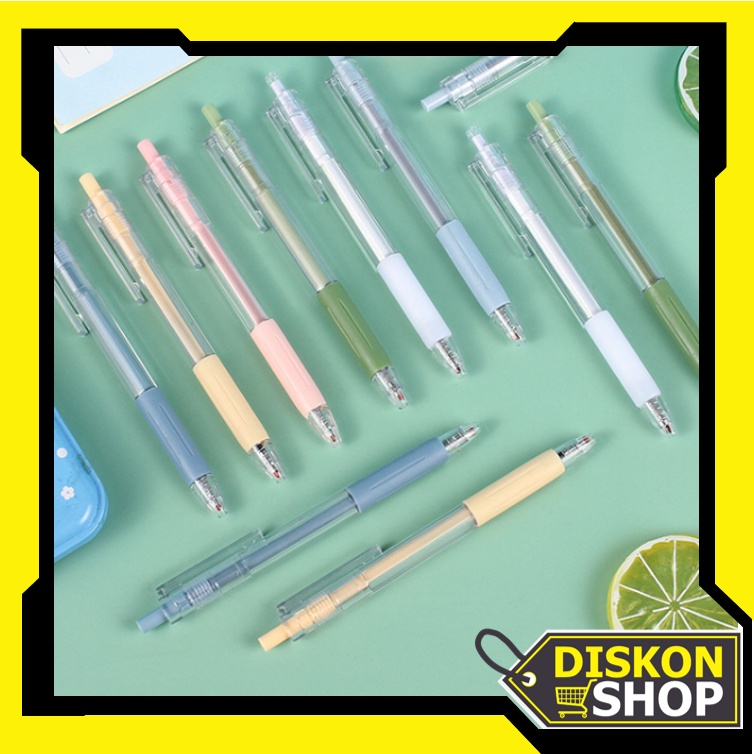 

Diskon Shop - S6054 Pena Gel Hitam Polos / Bolpoin Hitam Polos / Pena Hitam Gel 0.5 mm Transparan / Bolpoin Transparan / Gel Pen 0.5 mm