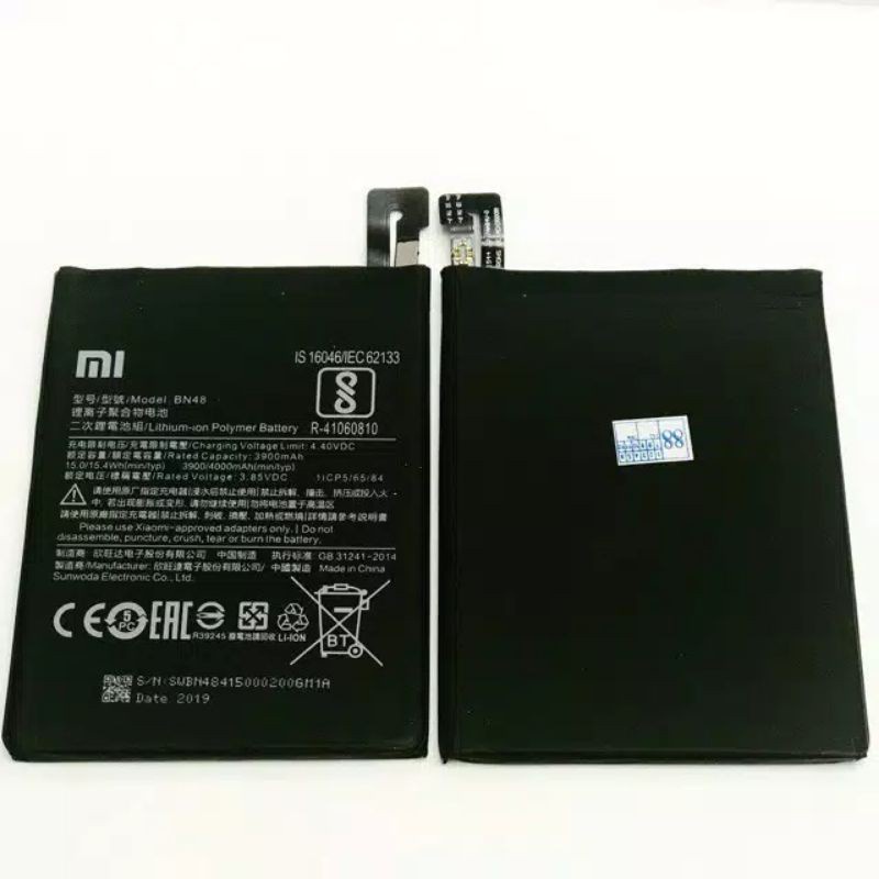 Batre xiaomi redmi note 6 pro baterai xiaomi redmi bn48 xiaomi redmi note 6 pro original