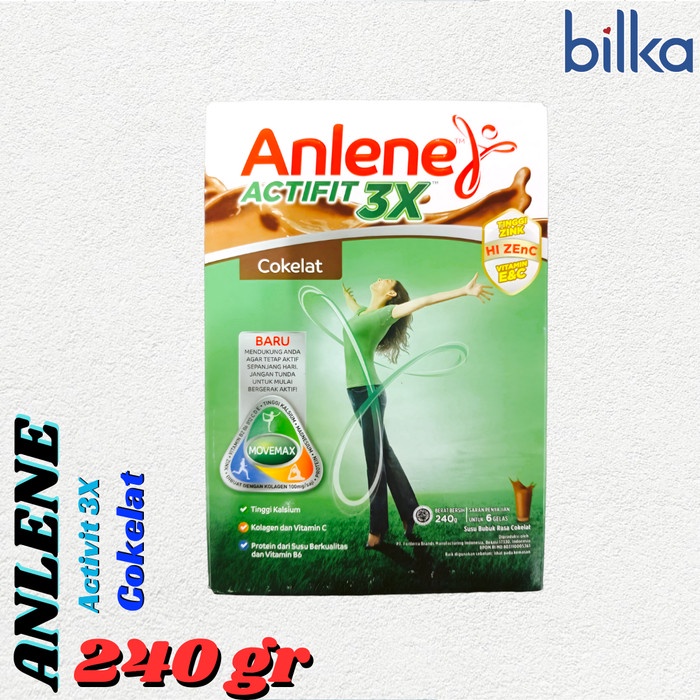 

ANLENE Actifit 3X Vanila 240gr