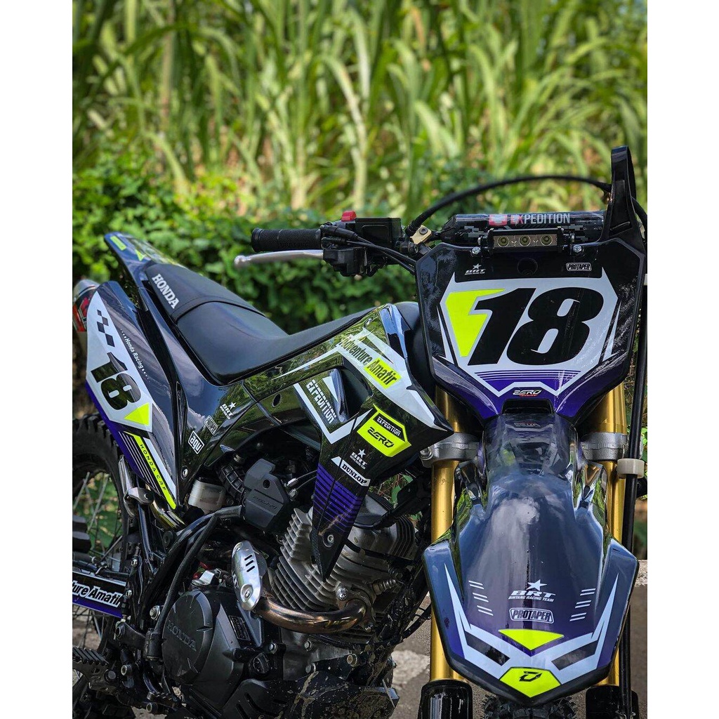 DECAL STIKER CRF 150L/150 KEREN TERBARU KOMBINASI STABILO