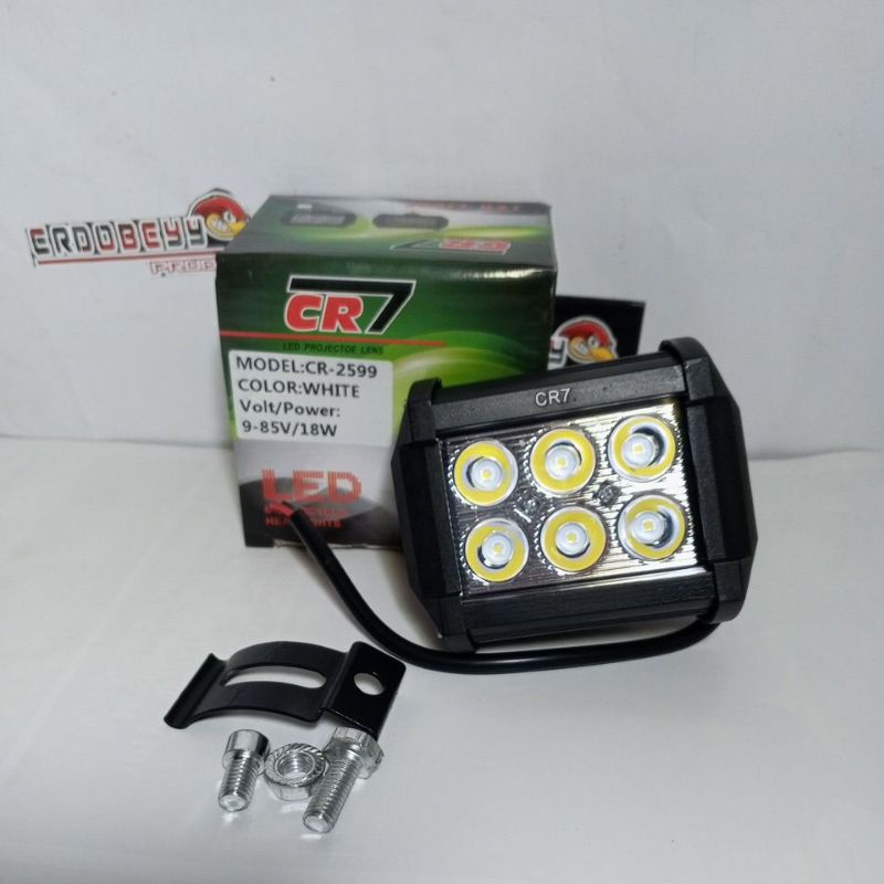 LAMPU TEMBAK SOROT  kalimosodoMATA LED CREE CWL KOTAK CR7 MOBIL MOTOR