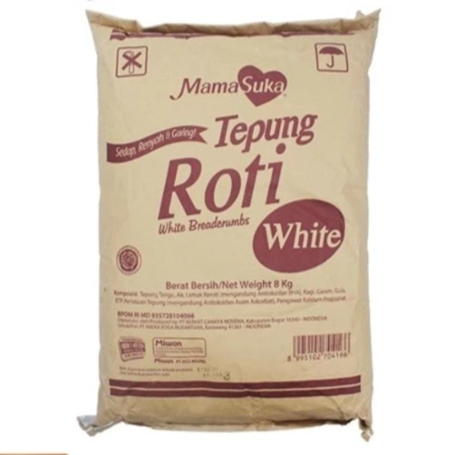 

Tepung Roti Putih Kasar Mamasuka repack 1kg White Breadcrumbs