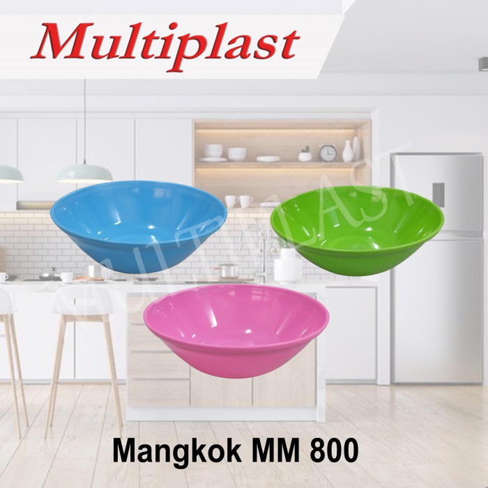 (1 Lusin) Mangkok Plastik MM 800 MULTIPLAST / Mangkok Plastik Mie / Mangkok Plastik Bakso