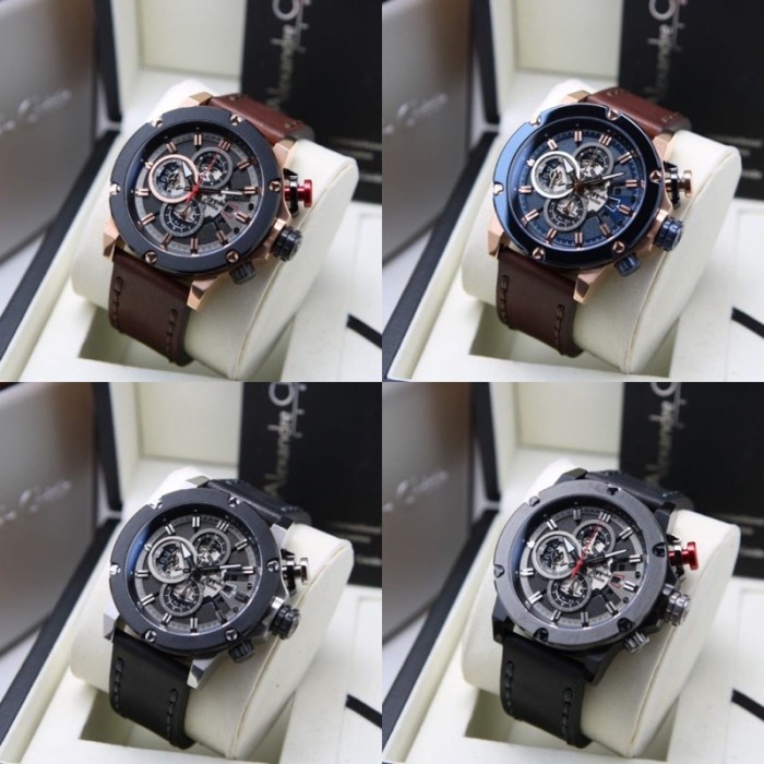 JAM TANGAN PRIA ALEXANDRE CHRISTIE 6491/ AC 6491MC/ 6491 ORIGINAL