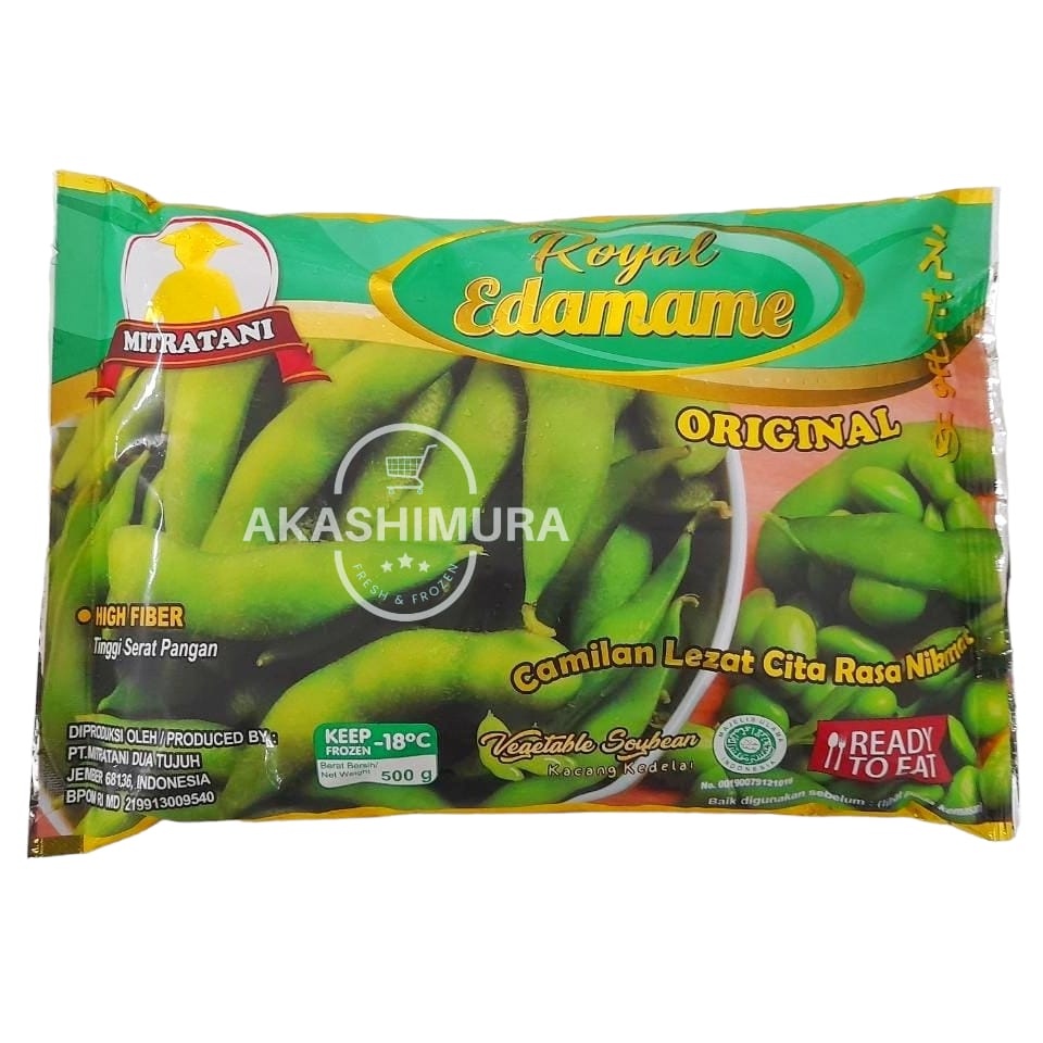 

Edamame Frozen Export Quality Mitratani 500gr