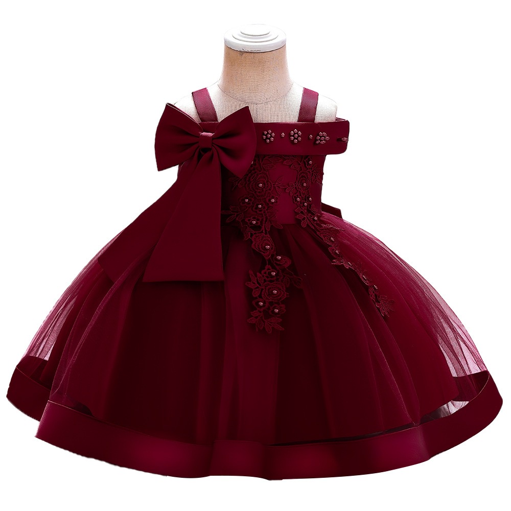 (MAMASILO) Dress Anak Perempuan Sally  Import/ Dress natal anak Perempuan