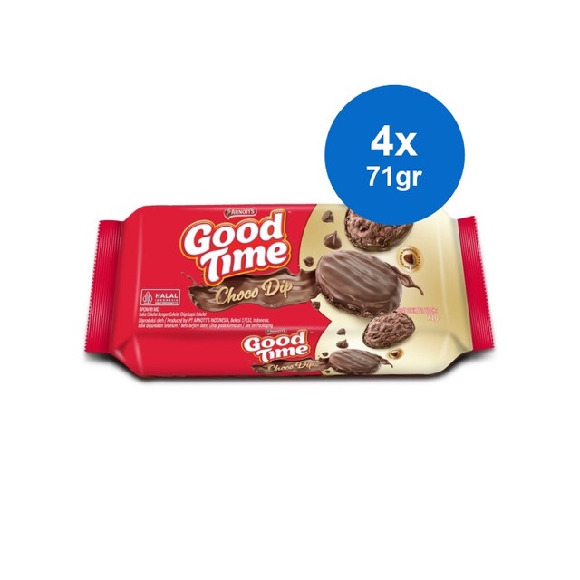 

GOOD TIME CHOCO DIP 71gr x 4