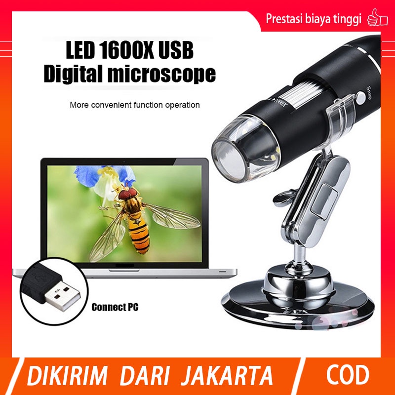 

BisaCOD Multifunctional Digital Microscope 1600X High Definition USB Micro Scope Camera