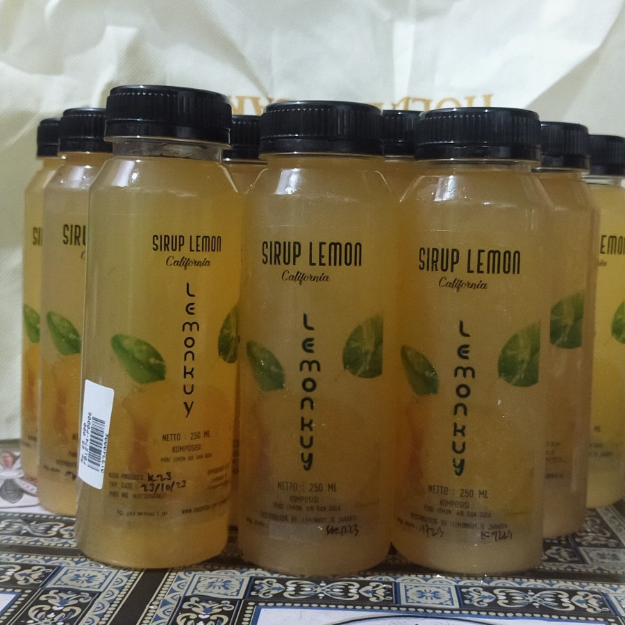 

paket reseller sirup lemon isi 6 botol - 250 ML